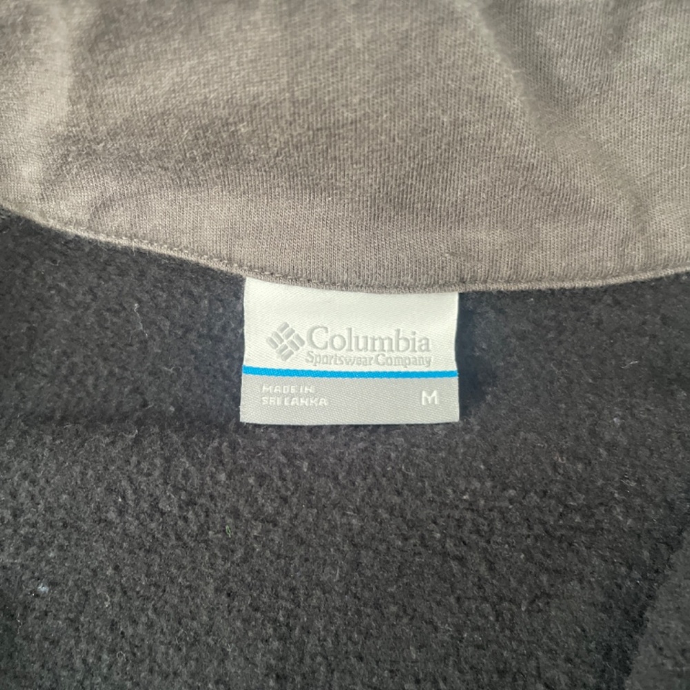 Women’s Columbia Black Quarter Zip Pullover / Sweatshirt Size Medium - Picture 4 of 5